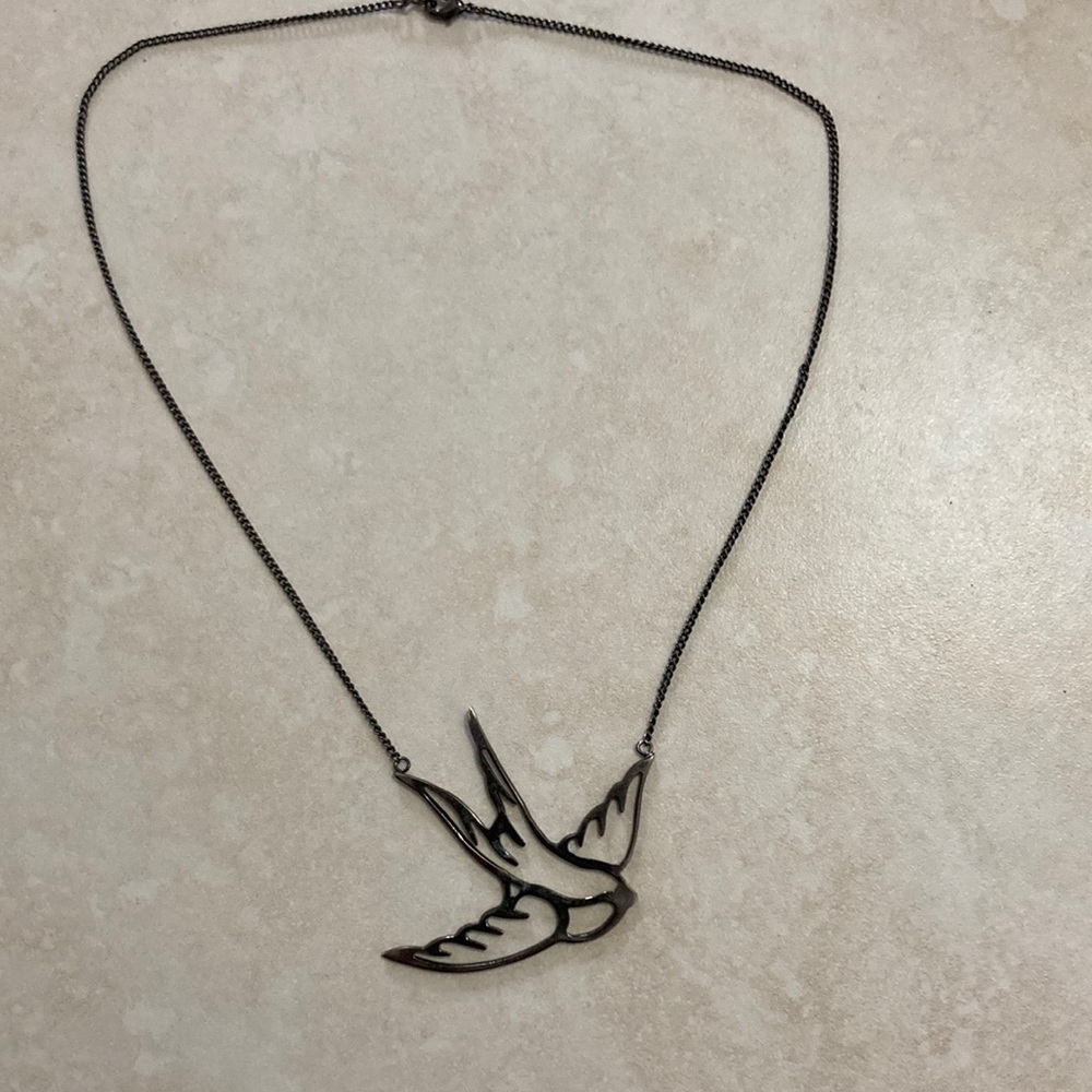 Metal Bird Necklace